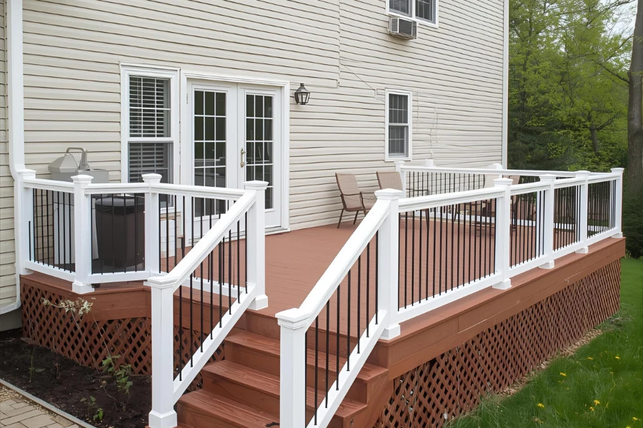 Porch built by best Porch Builders Philadelphia PA. Tuff Deck builders philadelphia.